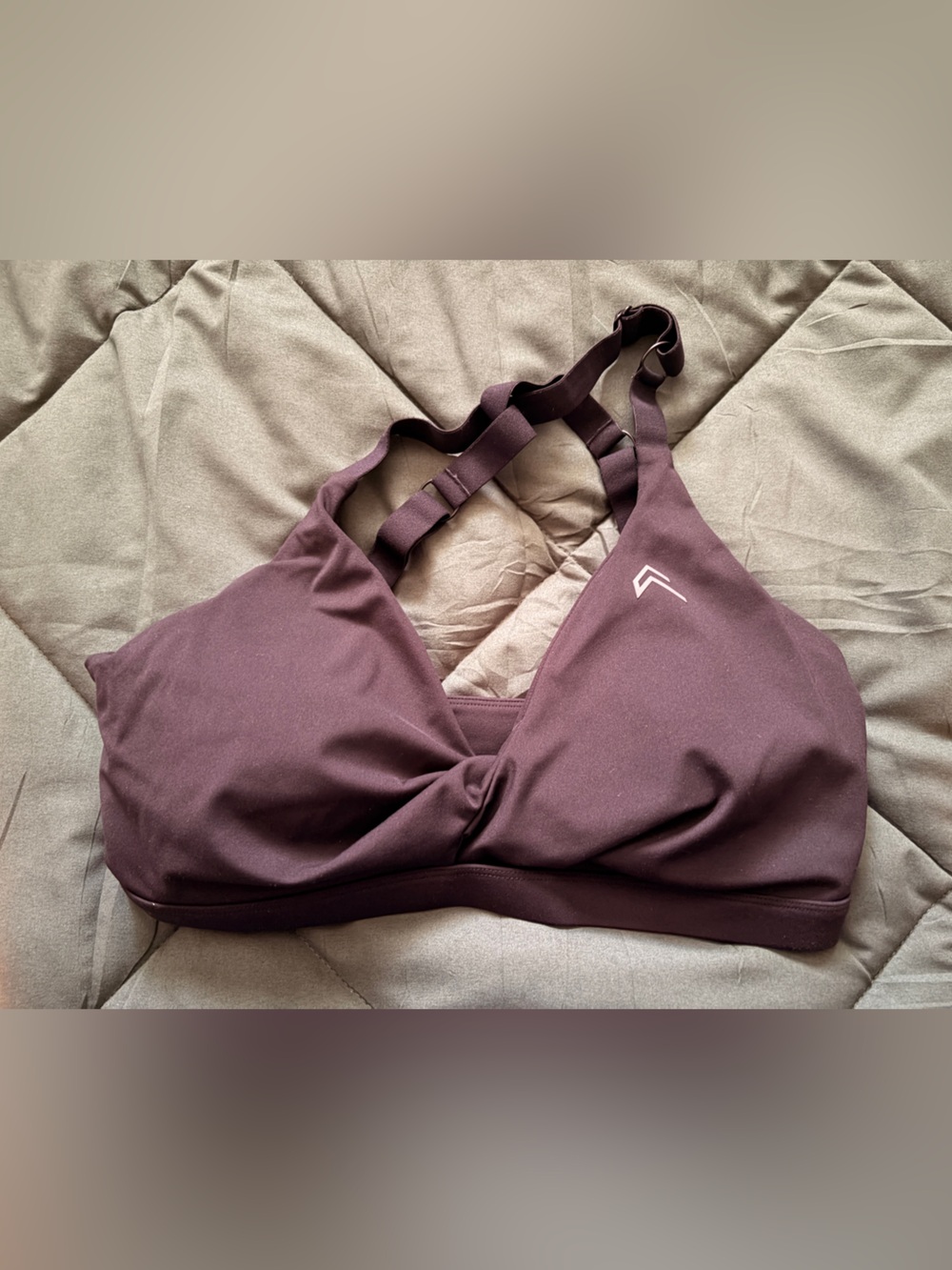 Oner Active Black Sports Bra with Adjustable Straps